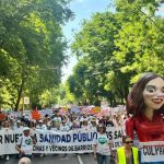 Miles de personas vuelven a recorrer Madrid en defensa de la Sanidad Pública frente al "desmantelamiento" del PP