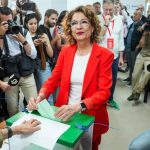 Montero anima a los andaluces a no quedarse "en casa" y a ir a votar "con ilusión" en este 17M "importantísimo"