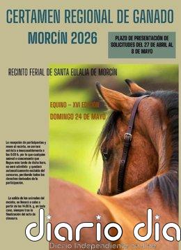 Morcín acogerá el 24 de mayo el XVI Certamen Regional de Ganado Equino con capacidad para 80 ejemplares