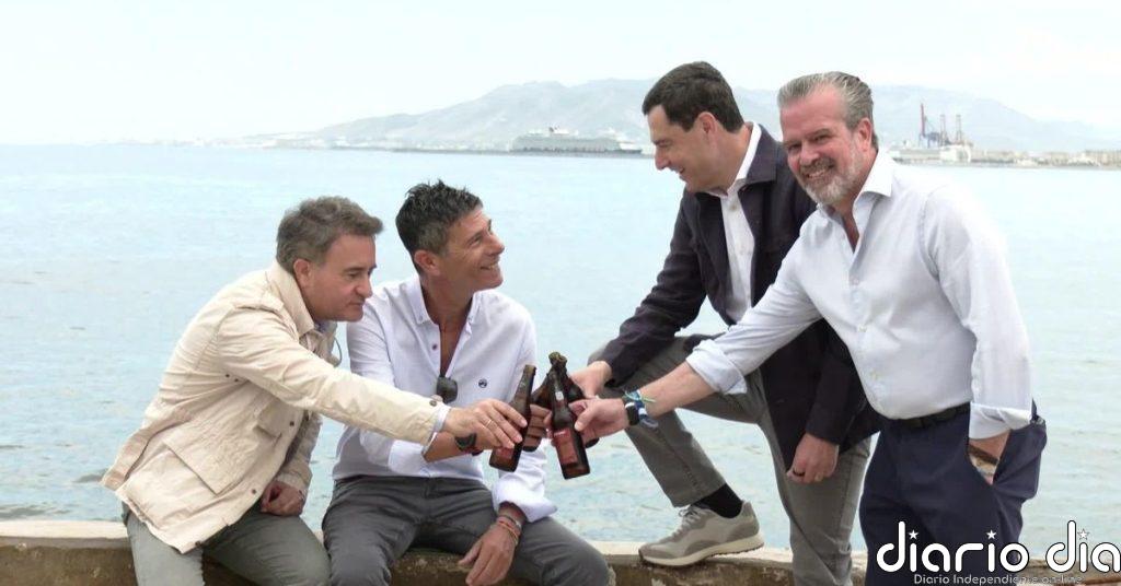 Moreno brinda y comparte confidencias con sus mejores amigos en la jornada de reflexión