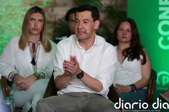 Moreno descarta un acuerdo como Extremadura o Aragón si roza la mayoría absoluta: "PSOE y Vox deberían abstenerse"