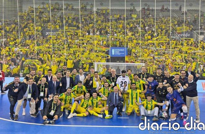 Moreno felicita Jaén Paraíso Interior FS tras proclamarse campeón de la Copa del Rey de fútbol sala