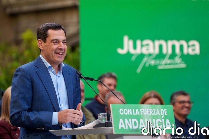 Moreno no percibe actitud en Vox para buscar acuerdos tras el 17M: "Me dicen fraude en sus furgonetas de campaña"