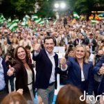 Moreno pide la "matrícula de honor" para el PP-A y que pueda haber ya gobierno en julio con mayoría "suficiente"