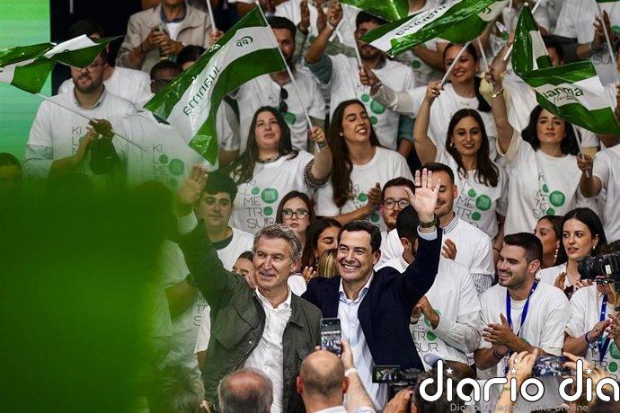 Moreno pide "último esfuerzo" para ganar "ampliamente" y contar con "fortaleza" para defender intereses andaluces