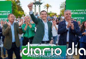 Moreno se quedaría al borde de la mayoría absoluta el 17M con PSOE-A a la baja y subida de Vox, según un sondeo de Joly