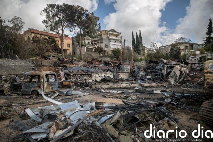 Mueren más de diez personas, incluidos tres niños y un soldado, en nuevos ataques israelíes en el sur de Líbano