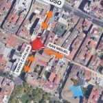 Obras en el cruce de las calles Santa Catalina y San Miguel alteran el tráfico entre el Coso y los Sitios