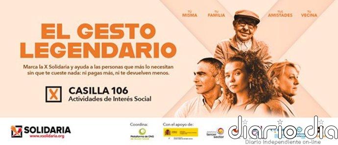 ONG recibieron 3 millones de la 'X Solidaria' en 2025 para ayudar a 736.308 personas vulnerables: "Me han dado fuerza"