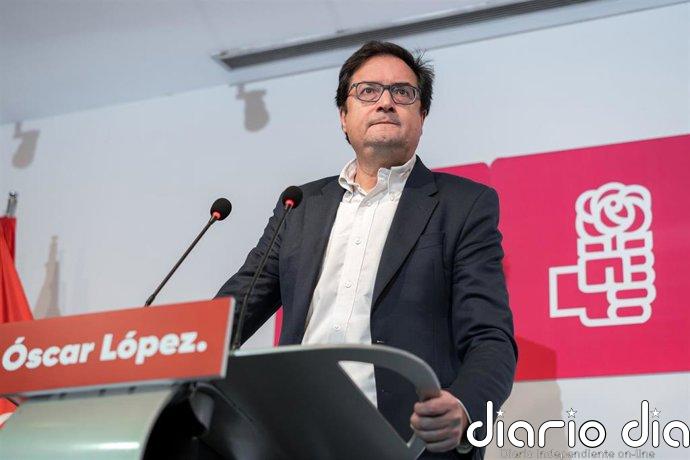 Óscar López estaría "encantado" si Lobato se presentase a primarias: "Tiene la obligación si tiene un proyecto mejor"