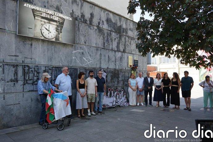Pasaia (Gipuzkoa) recuerda la masacre de Ategorrieta en su 95 anivesario con una intervención artística