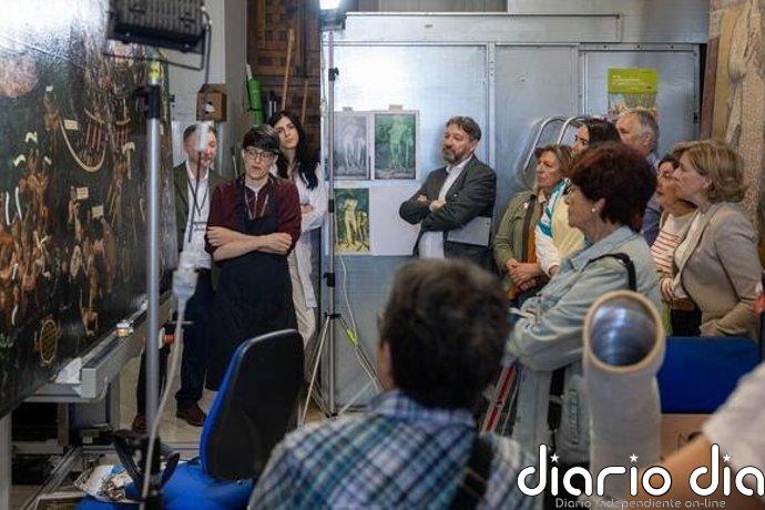 Patrimonio Nacional retoma su programa con talleres de restauración y formación del Palacio Real de Madrid y la Galería