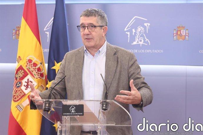 Patxi López exige "justicia y presunción de inocencia" para Zapatero y reta al PP a moción de censura "sin apoyo de PNV"