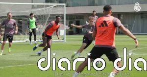 Penúltimo entrenamiento del Madrid antes de viajar a Barcelona