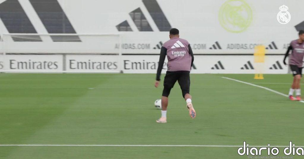 Penúltimo entrenamiento del Madrid antes del Clásico