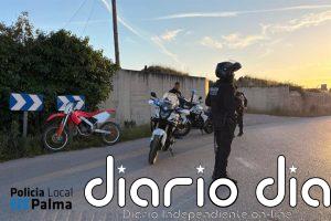 Persecución policial en Palma: un joven a la fuga embiste a un agente y casi atropella a dos familias con menores