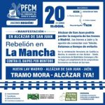 PFCM llama a una "rebelión en La Mancha" el 20 de junio contra el baipás por Montoro y a favor del tramo Mora-Alcázar