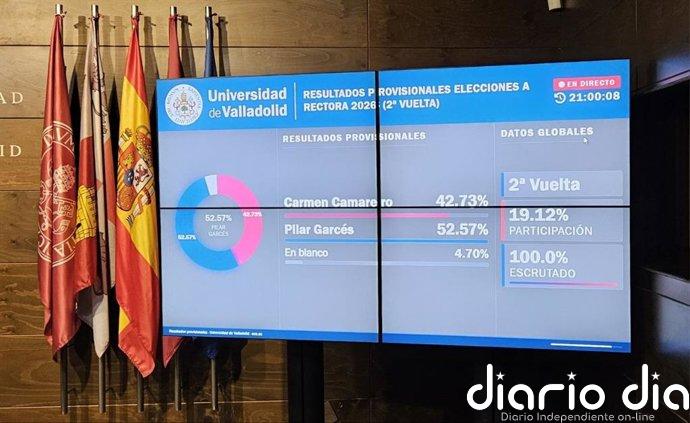 Pilar Garcés gana la segunda vuelta de las elecciones y se convierte en la primera rectora en la historia de la UVA