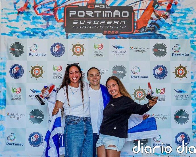 Pilar Lamadrid se cuelga el bronce europeo de iQFOiL en Portimao