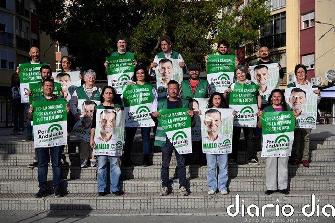 Por Andalucía pide el voto en Huelva para "recuperar los servicios públicos y el futuro de la mayoría social"