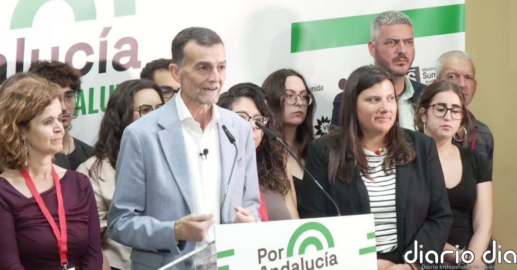 Por Andalucía resiste en un escenario adverso para la izquierda en el que solo avanza Adelante Andalucía