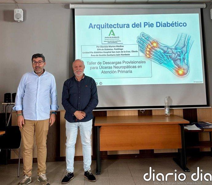 Profesionales del Área Sanitaria Nordeste de Jaén participan en un taller sobre cuidados y prevención del pie diabético