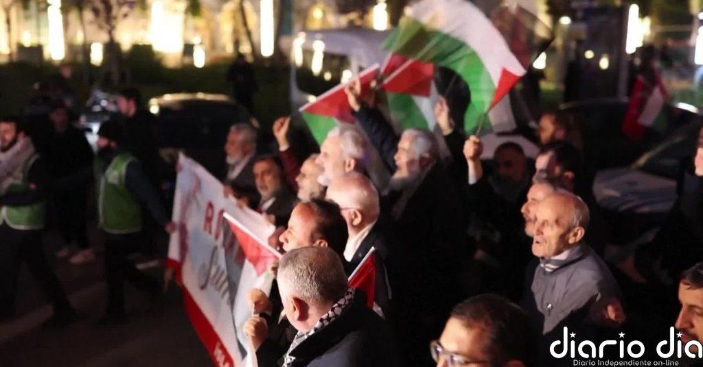 Protestas por la intervención de la Flotilla a manos de Israel