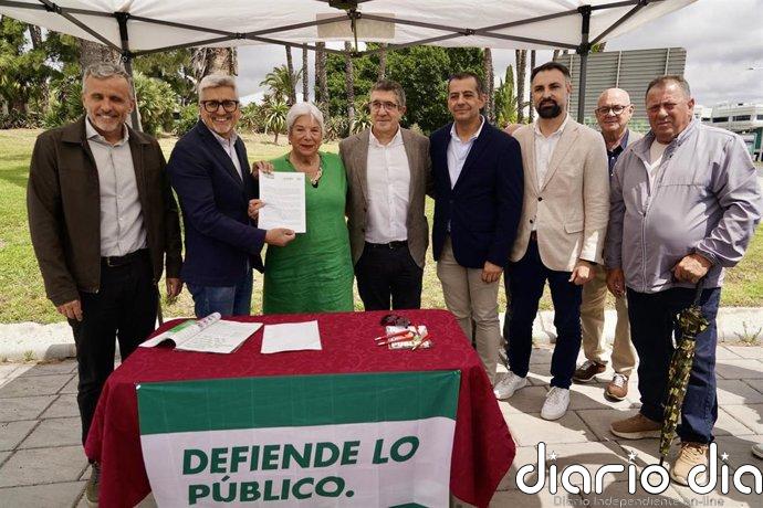 PSOE Málaga se compromete por escrito con metro al PTA y Campanillas, un nuevo centro de salud y encauzar el río