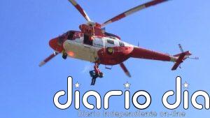 Rescatada en helicóptero del GES una senderista tras sufrir una caída en Tinajo (Lanzarote)