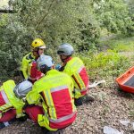 Rescatado en Jaén un hombre que estaba herido en una hondonada en el paraje de Jabalcuz