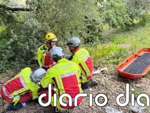 Rescatado en Jaén un hombre que estaba herido en una hondonada en el paraje de Jabalcuz