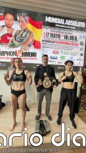Rivero y Namphon, listas para disputar este domingo el Título Mundial de boxeo
