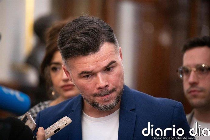 Rufián no descarta "cloacas" en el PSOE y exige explicaciones a Sánchez: "Merecemos una izquierda que no dé vergüenza"