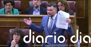 Rufián reconoce estar “jodido” por el auto contra Zapatero y exige una respuesta a Pedro Sánchez