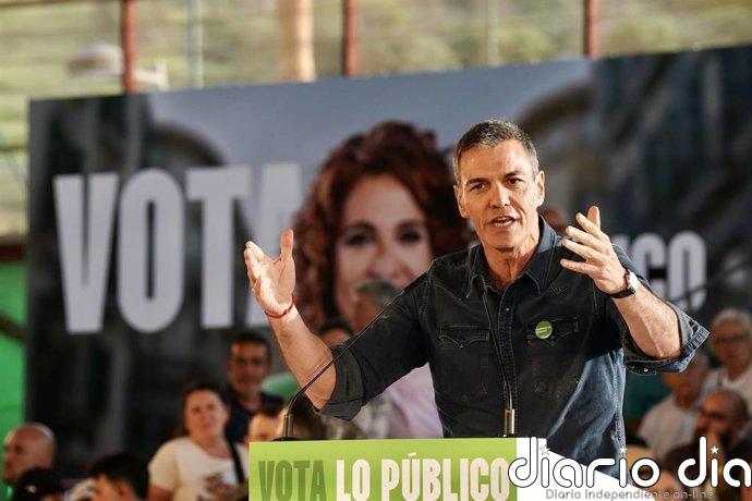 Sánchez abre su campaña llamando a "unir fuerzas" el 17M a favor del PSOE-A y avisa: "Hay partido y lo vamos a ganar"