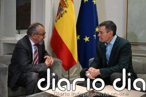 Sánchez analiza con el director de la OMS la llegada del MV Hondius a Tenerife