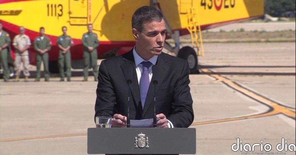 Sánchez pide a todas las administraciones más coordinación y recursos contra el fuego