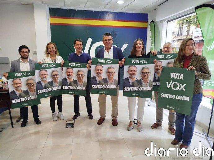 Segovia (Vox) asegura que van a poner "todo el empeño" para "situar a Huelva donde le corresponde"