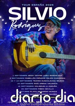 Silvio Rodríguez regresa a España con nueve conciertos en septiembre y octubre, con parada en Madrid, Barcelona o Bilbao