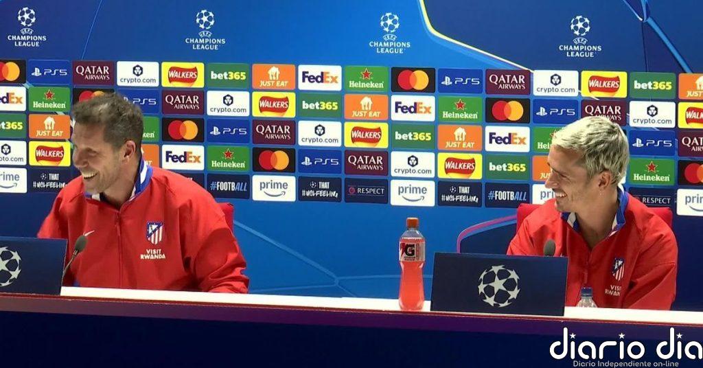 Simeone: "Estamos mejor que en octubre y cambiamos de hotel porque estaba más barato que el otro"