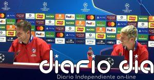Simeone: "Estamos mejor que en octubre y cambiamos de hotel porque estaba más barato que el otro"