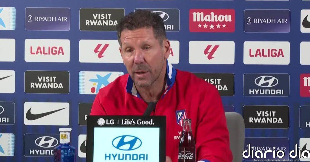 Simeone: "No iremos a buscar otro Griezmann, porque seguramente no habrá otro igual a él"
