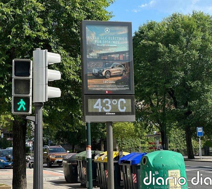 Sodupe supera los 39 grados y marca la temperatura máxima registrada en un mes de mayo en este municipio vizcaíno