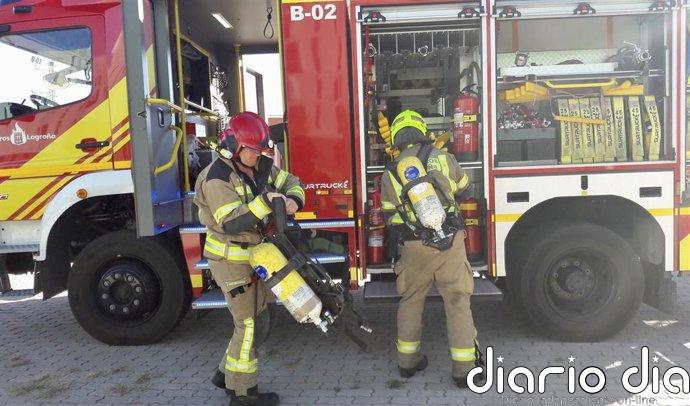 Sofocado un incendio en una vivienda de Nieva de Cameros