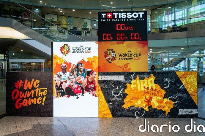 Tissot presenta en Berlín el reloj de la cuenta atrás a 100 días del Mundobasket femenino