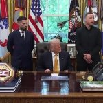 Topuria acompaña a Trump en la presentación de la velada de UFC que se celebrará en la Casa Blanca
