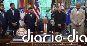 Topuria acompaña a Trump en la presentación de la velada de UFC que se celebrará en la Casa Blanca