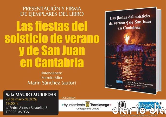 Torrelavega acogerá el día 29 la presentación de un libro sobre las fiestas del solsticio de verano y San Juan