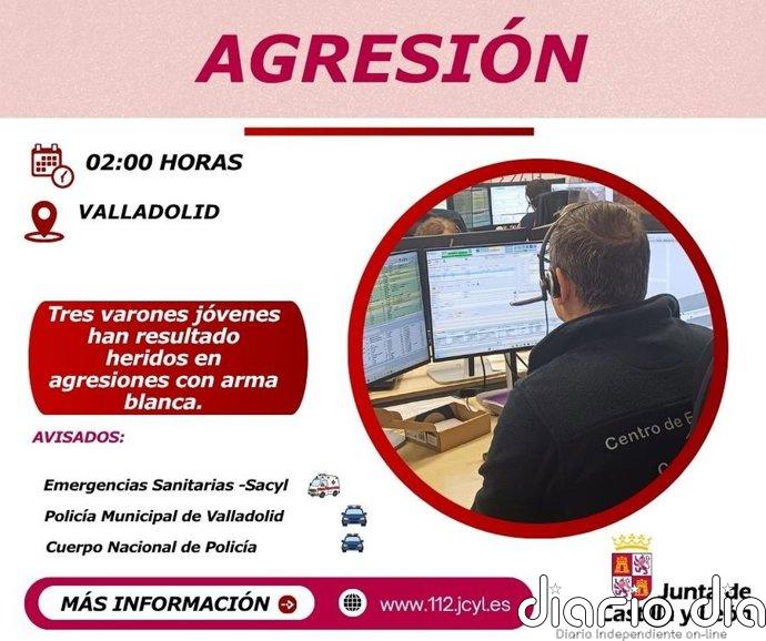 Tres heridos por arma blanca, dos menores, en una agresión en la playa de Las Moreras, en Valladolid