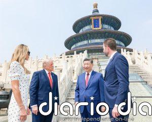 Trump pide a China construir un futuro "próspero" y "de cooperación" basado en los "valores compartidos"